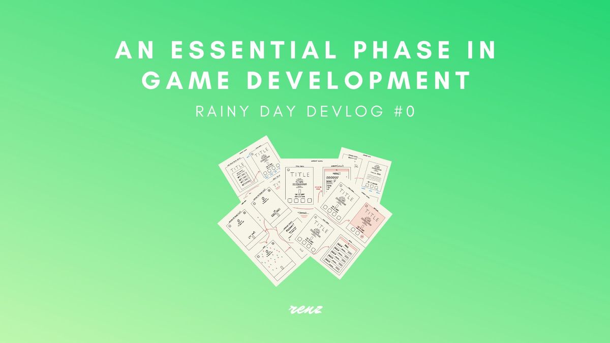 An Essential Phase In Game Development — Financial Literacy Game Devlog #0