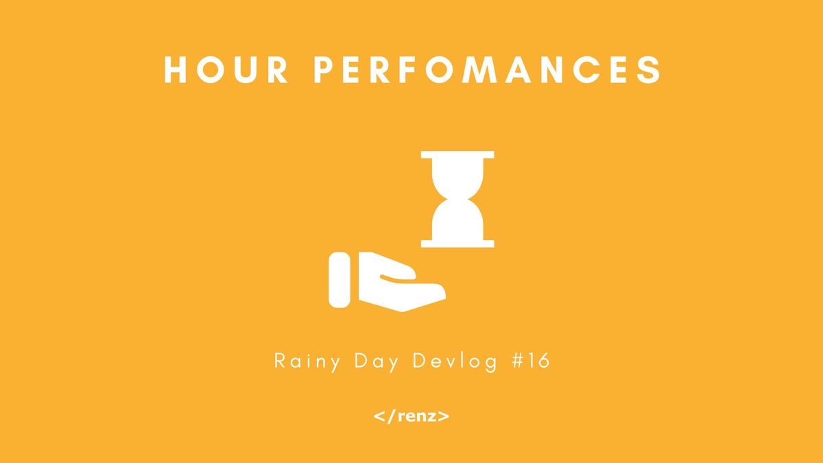Did you Know This About Hour Performances in Rainy Day?