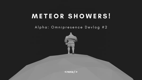 Adding Meteor Showers to my Roguelike Mobile Game! | Alpha: Omnipresence Indie Game Devlog #2